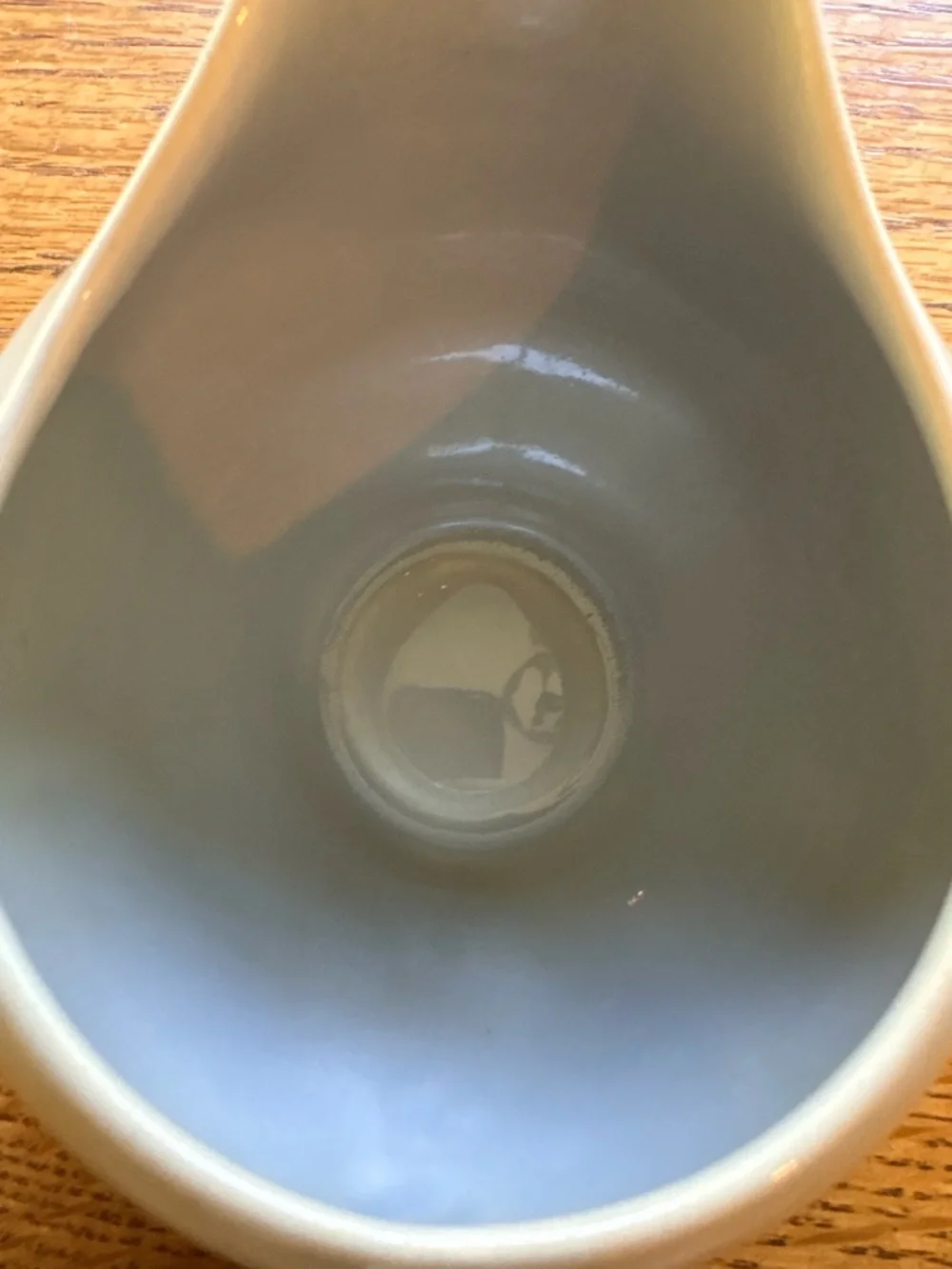 Vintage Dove Gray Ballerina Universal Potteries Creamer with Handle